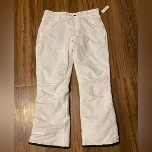 Iceburg White Womens Snow Pants